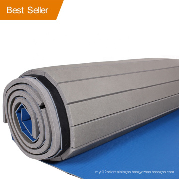 LinyiQueen Roll Up Mats Muay Thai Tatami BJJ Martial Arts XPE Folding Gym Floor Foam Wushu Wrestling mats